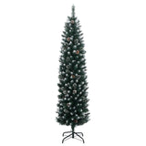 VidaXL Kunstkerstboom smal met 150 LED's 150 cm