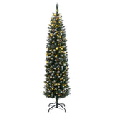 VidaXL Kunstkerstboom smal met 150 LED's 150 cm