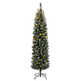 VidaXL Kunstkerstboom smal met 300 LED's 210 cm