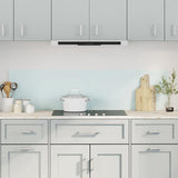 Vidaxl spatschermen keuken 2 st 80x40 cm gehard glas wit