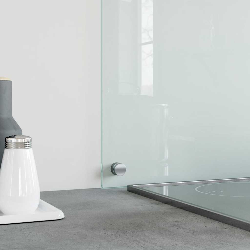 Vidaxl spatschermen keuken 2 st 80x40 cm gehard glas transparant