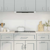 Vidaxl spatschermen keuken 2 st 80x40 cm gehard glas transparant