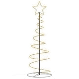 Vidaxl led-kerstboom 100 leds warm wit 150 cm