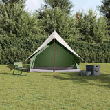 Vidaxl gezinstent met dak groen en wit 315 x 286 x 200 cm
