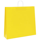 Vidaxl papieren zakken 250 st met hengsels 54x15x49 cm geel