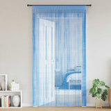 Vidaxl koordgordijnen 2 st 100x250 cm lichtblauw
