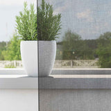 Vidaxl gordijnen voile met lussen 2 st 140x225 cm donkergrijs