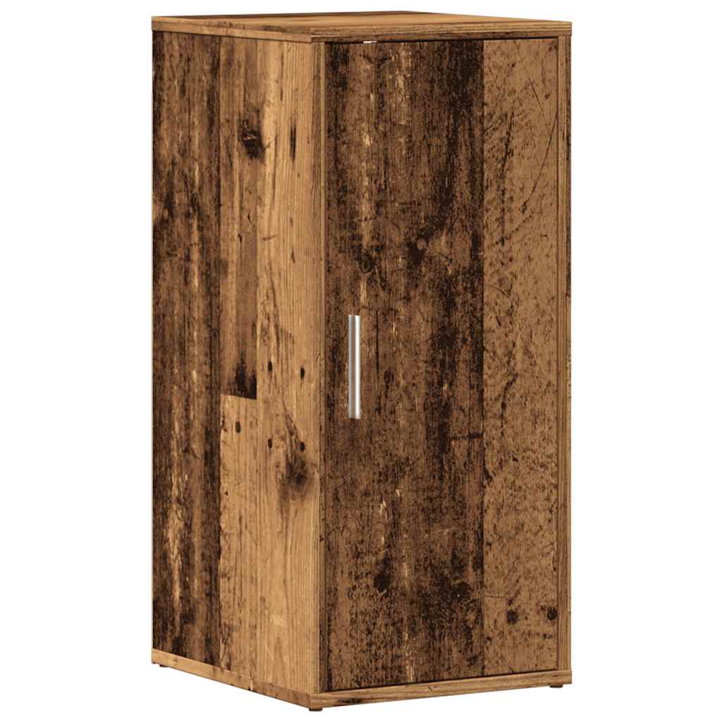 Vidaxl schoenenkast 32x35x70 cm bewerkt hout oud houtkleurig