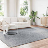 Vidaxl hoogpolig vloerkleed navarra 240x340 cm polyester lichtgrijs