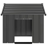 Vidaxl hondenhok met dak 85x107x81 cm gegalvaniseerd staal