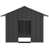 Vidaxl hondenhok met dak 131x101x102 cm gegalvaniseerd staal