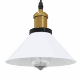 Vidaxl hanglamp in hoogte verstelbaar e27 ø22 cm metaal glanzend wit