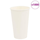 Vidaxl papieren koffiekopjes 1000 st 16oz 400 ml wit