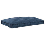 Vidaxl modulair bank indigo 120 x 80 x 12 cm stof