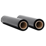 Vidaxl stretchfilm 2 st 30 μm 50 cm x 300 m zwart