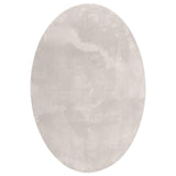 Vidaxl vloerkleden ovaal huarte zand 160 x 230 cm 100% polyester