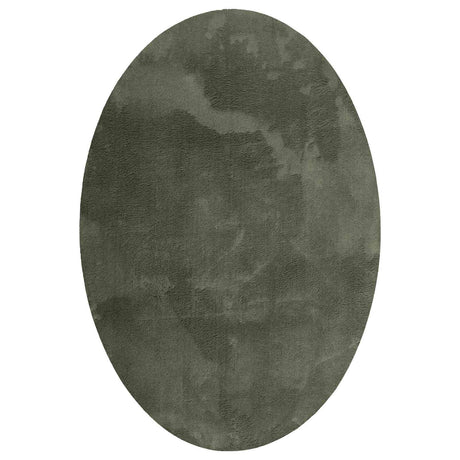 Vidaxl vloerkleden ovaal huarte bosgroen 140 x 200 cm 100% polyester