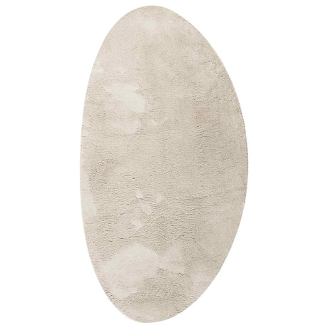 Vidaxl vloerkleden huarte beige 100 x 200 cm polyester