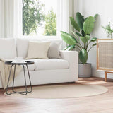 Vidaxl vloerkleden huarte beige 120 x 170 cm polyester