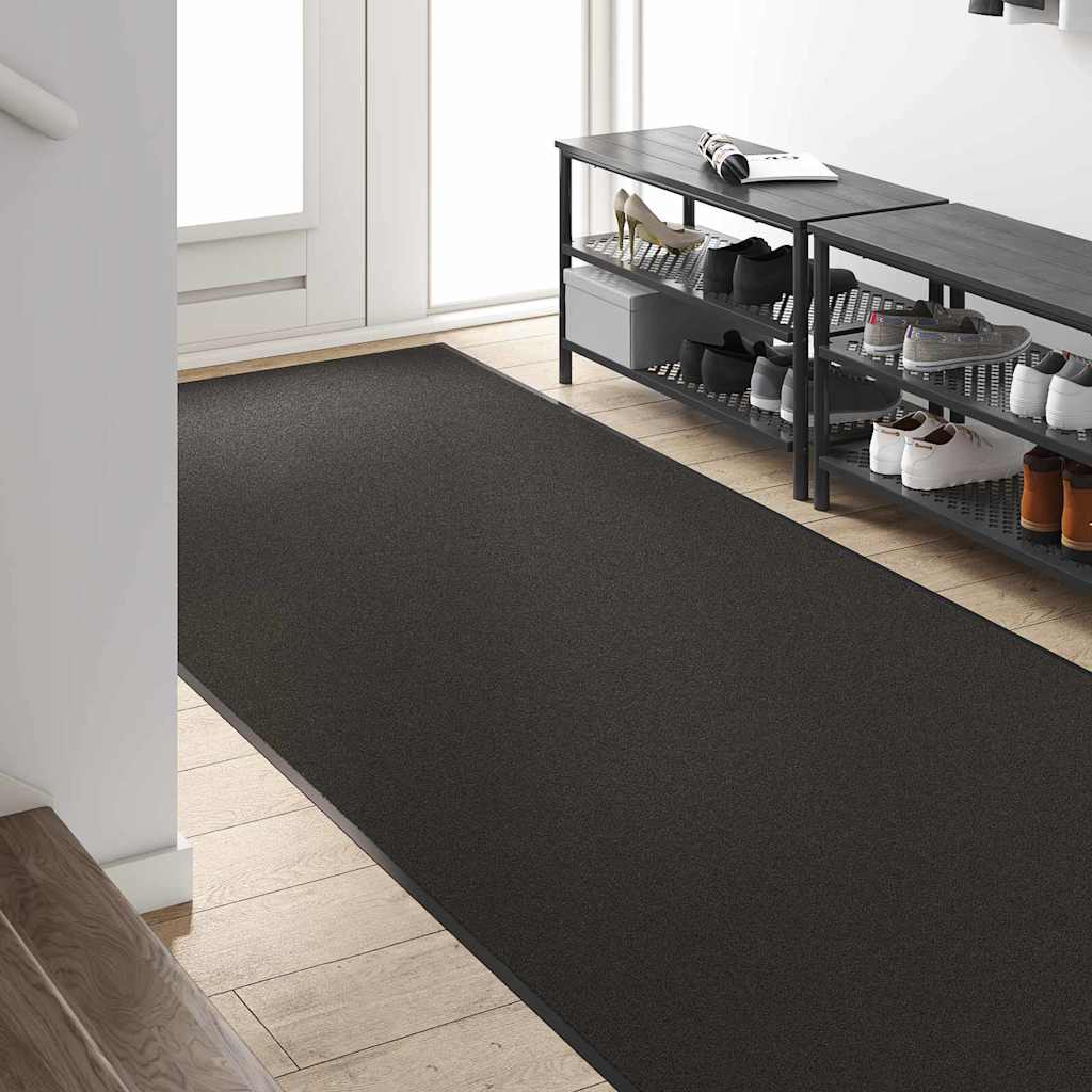 Vidaxl deurmat anders zwart 120 x 300 cm polyamide en pvc