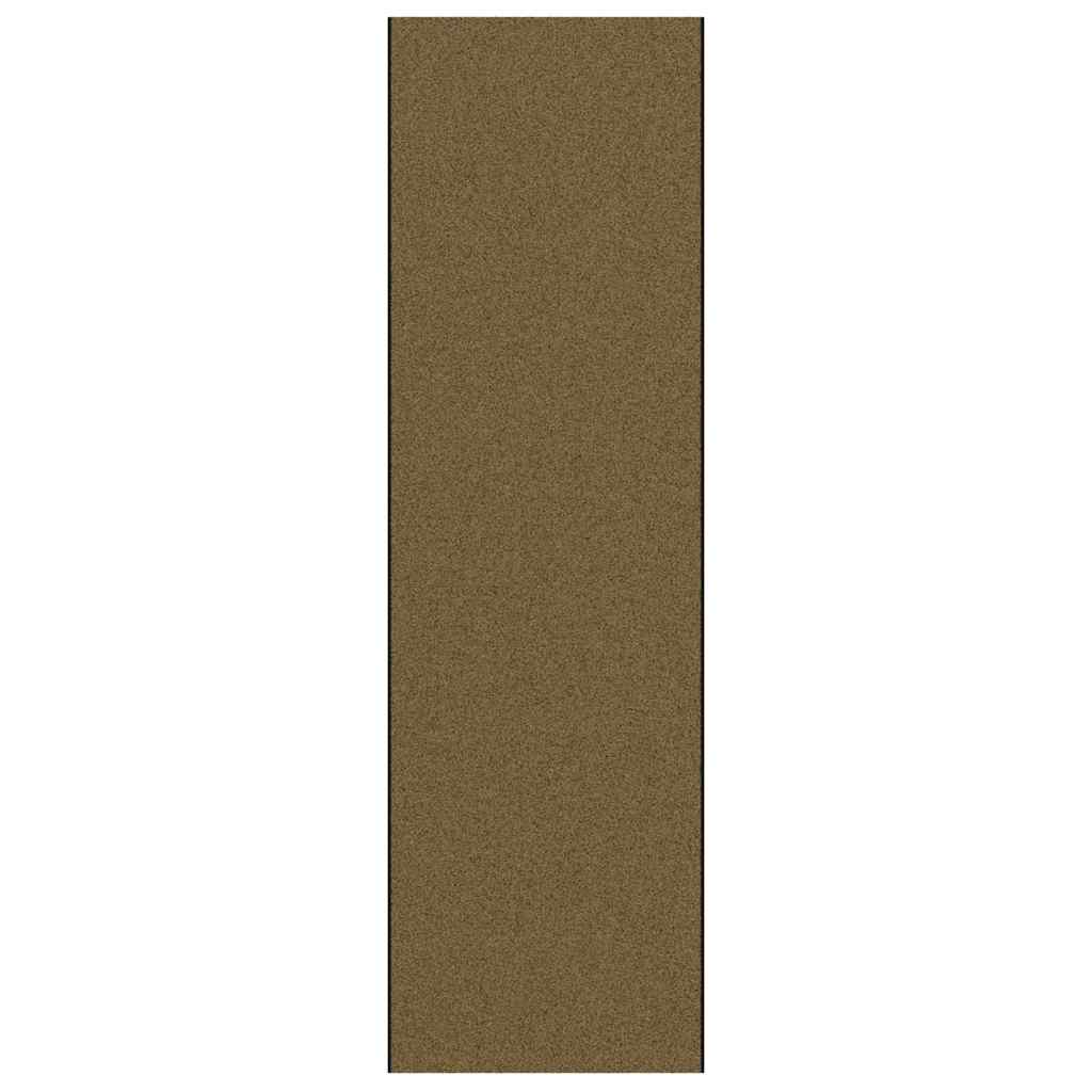 Vidaxl deurmat anders bruin en zwart 120 x 400 cm polyamide en pvc