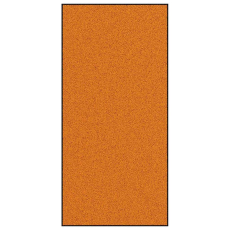 Vidaxl deurmat anders oranje en zwart 120 x 250 cm polyamide en pvc