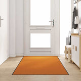 Vidaxl deurmat anders oranje en zwart 120 x 300 cm polyamide en pvc