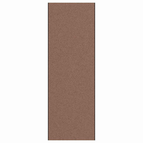 Vidaxl deurmat bruin en zwart 120 x 350 cm polypropyleen en vinyl