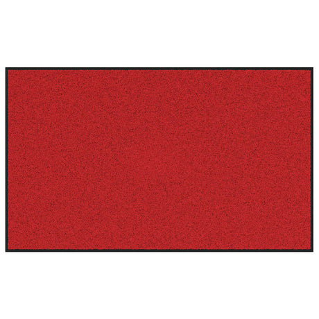 Vidaxl deurmat anders rood en zwart 90 x 150 cm polypropyleen en vinyl