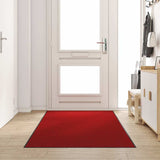 Vidaxl deurmat rood en zwart 120 x 250 cm polypropyleen en vinyl