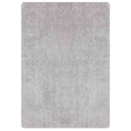 Vidaxl antislip shaggy tapijt grijs 240 x 340 cm pp