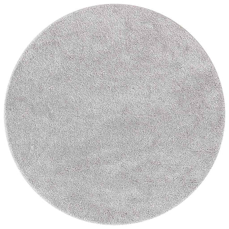 Vidaxl antislip shaggy tapijt grijs 90 x 90 cm pp