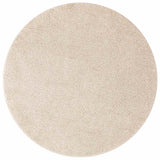 Vidaxl antislip shaggy tapijt crème 160 x 160 cm pp