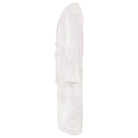 Vidaxl badjas kinn wit xl katoen