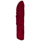 Vidaxl badjas kinn rood xl katoen