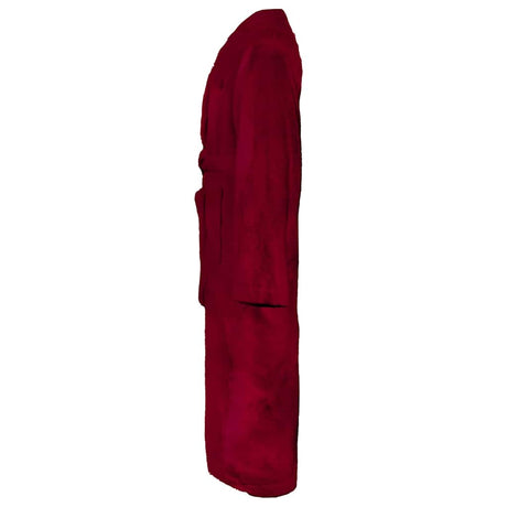 Vidaxl badjas kinn rood xxxl katoen