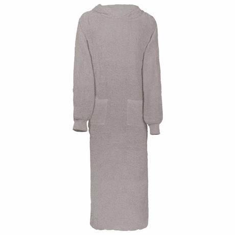 Vidaxl deken hoodie kinn grijs xxl katoen