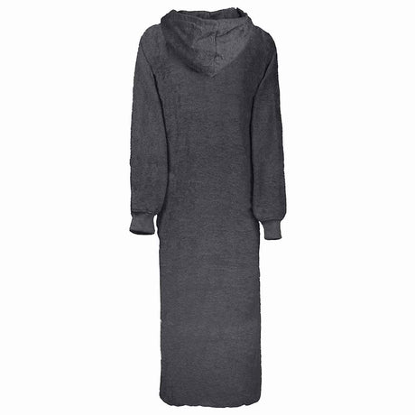 Vidaxl deken hoodie kinn antraciet xxl katoen