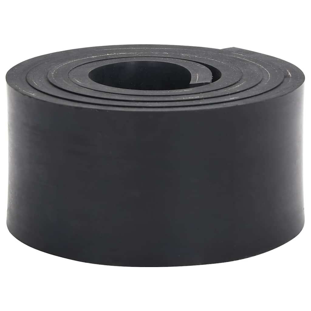 Vidaxl rubberen rand voor sneeuwploeg 180x10x1 cm zwart
