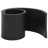 Vidaxl rubberen rand voor sneeuwploeg 100x15x1 cm zwart
