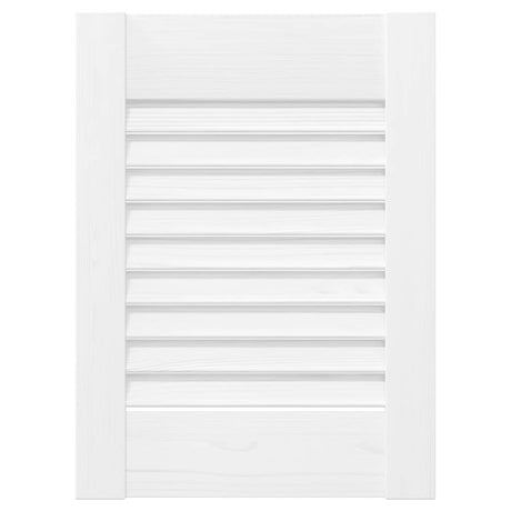 Vidaxl kastdeur louvre design 39,5x29,5 cm wit
