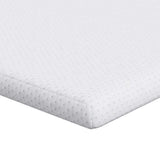 Vidaxl matrastopper wit 180 x 200 cm jacquard stof