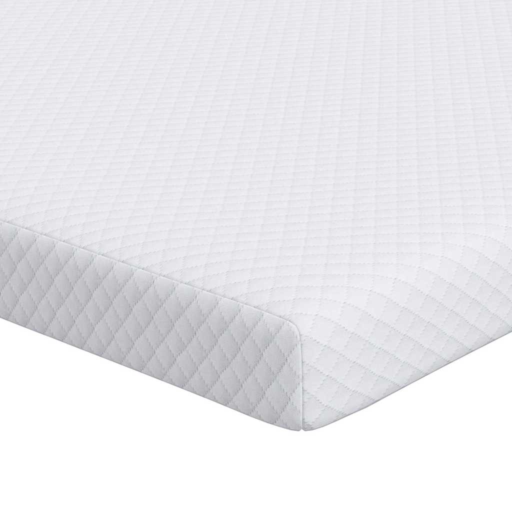 Vidaxl matrastopper wit 80 x 200 cm jacquard stof