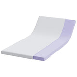 Vidaxl matrastopper wit 100 x 200 cm jacquard stof