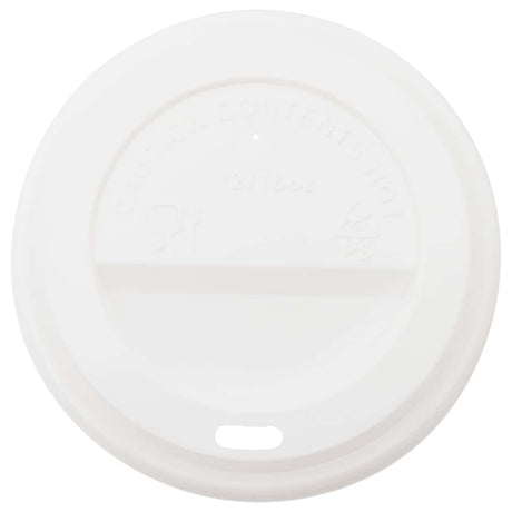 Vidaxl papieren koffiekopjes met deksel 1000 st 4oz 100 ml