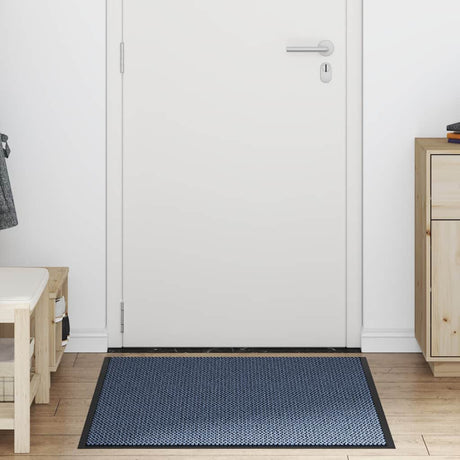 Vidaxl deurmat 90x150 cm blauw