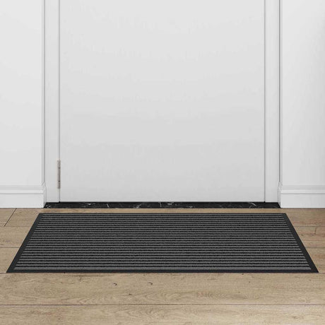 Vidaxl deurmat zwart 60 x 90 cm polypropyleen