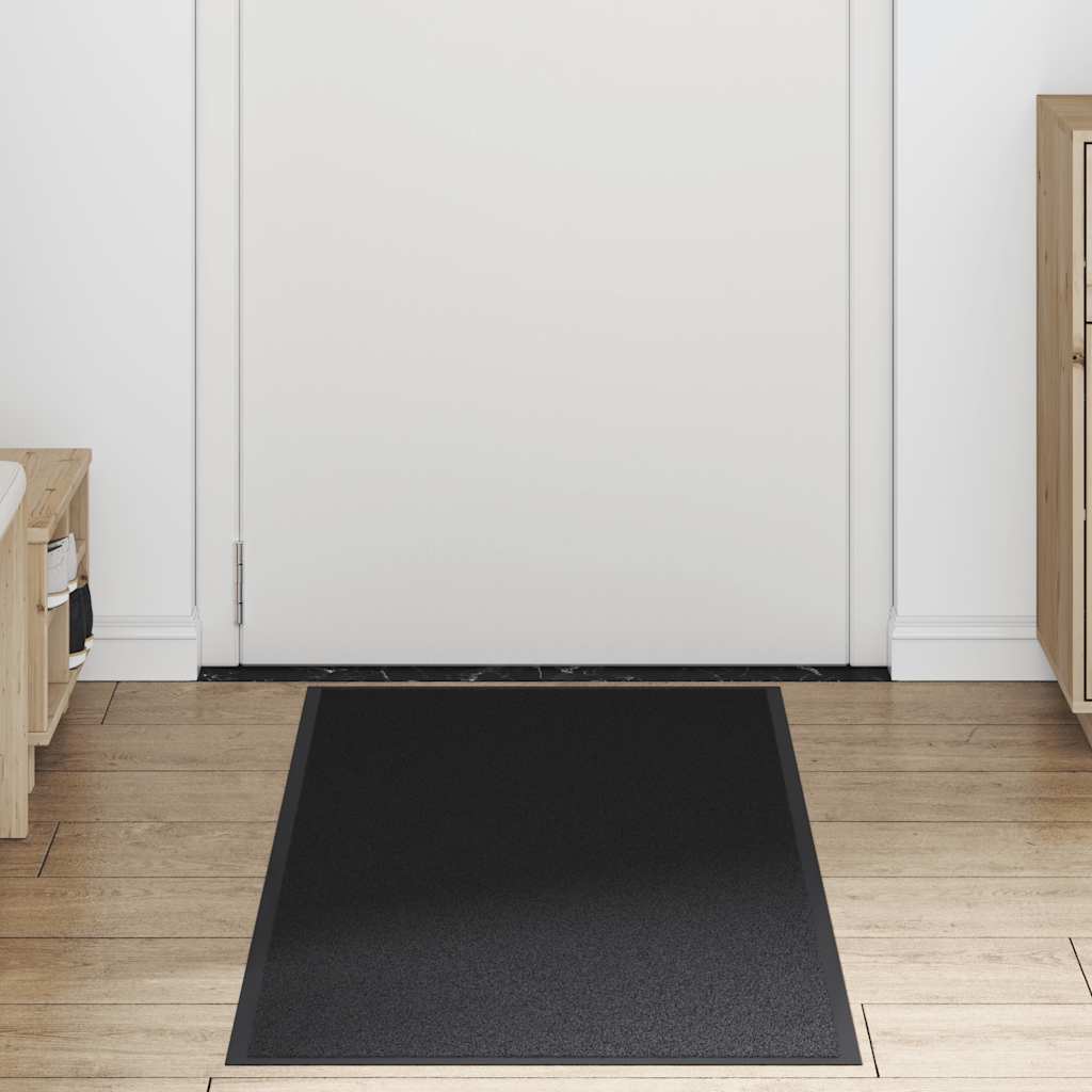 Vidaxl deurmat 60x150 cm zwart