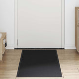 Vidaxl deurmat 60x150 cm zwart