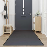 Vidaxl deurmat 115x500 cm antracietkleurig